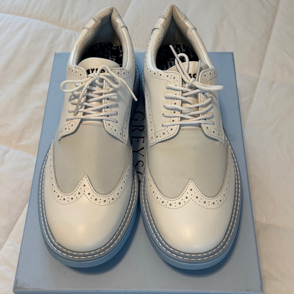 Greyson Classic White Oxfords for Men